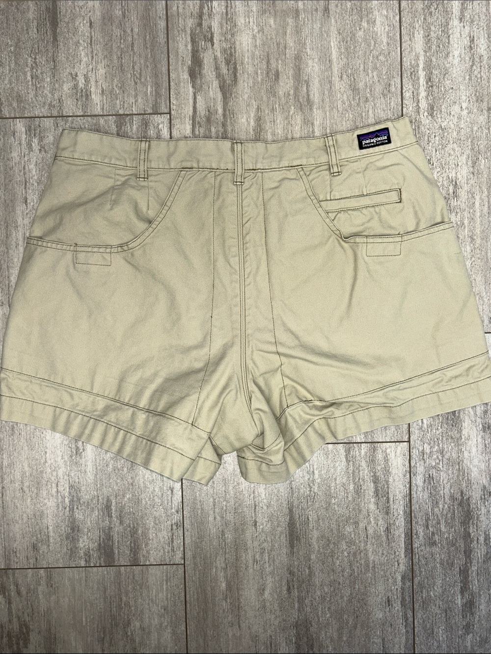 Vintage Patagonia Men’s 38 Stand Up Canvas Shorts Khaki Tan Gorpcore